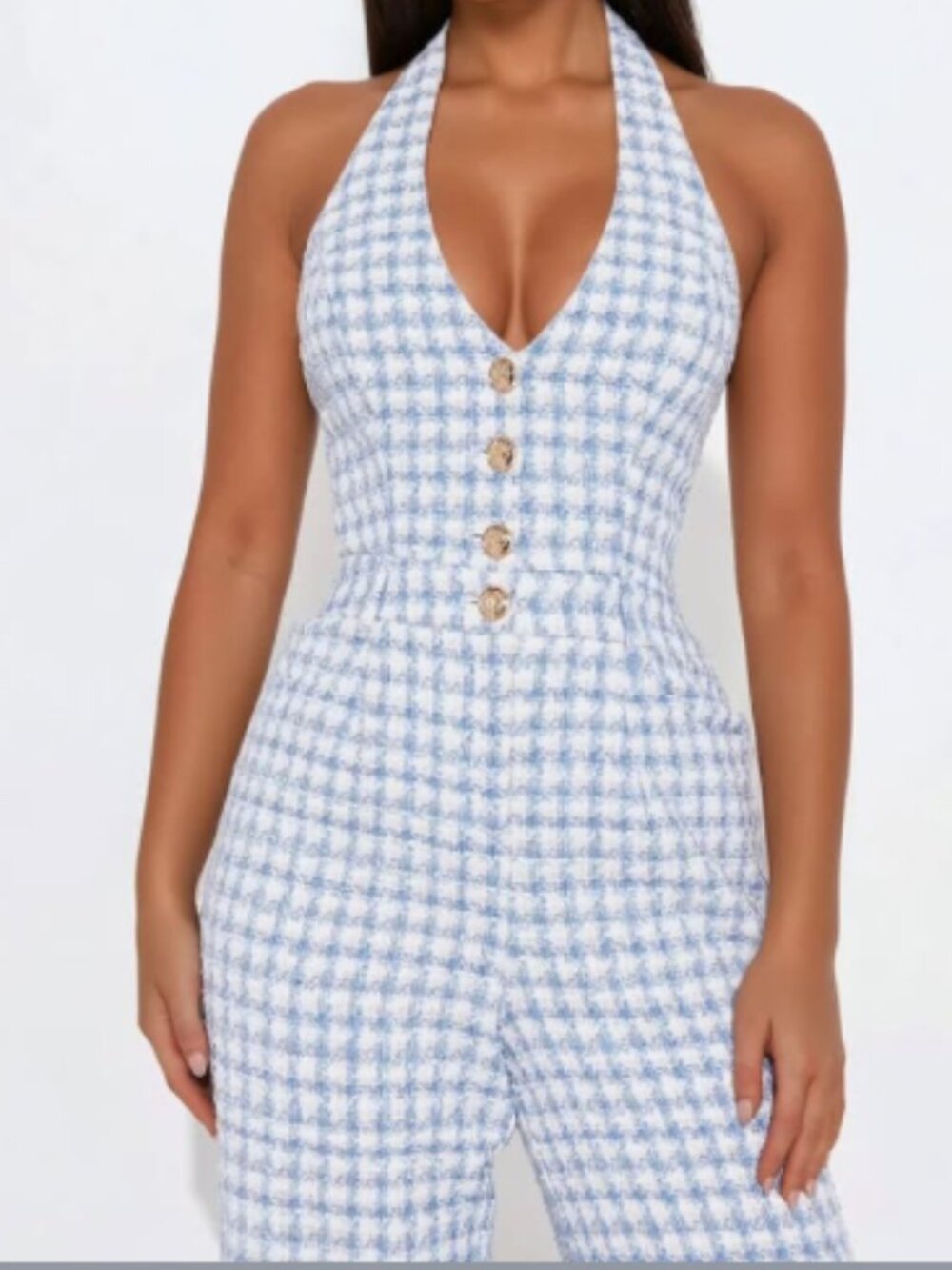 Tweed jumpsuit